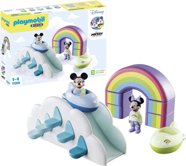Playmobil 1.2.3 Casa delle Nuvole di Topolino e Minnie