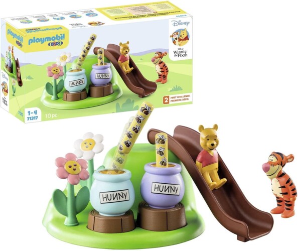 Playmobil 1.2.3 Winnie the Pooh e Tigro – Giardino delle Api