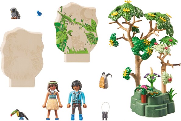 Playmobil 71009 Foresta Tropicale con luce notturna (Refurbished)
