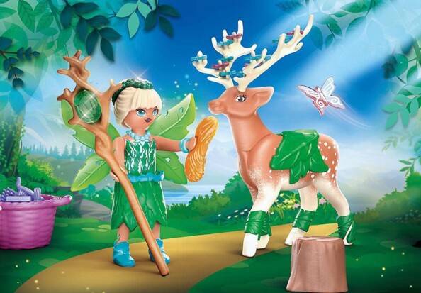 Playmobil 70806 Fata della Foresta e animale totem : magia naturale