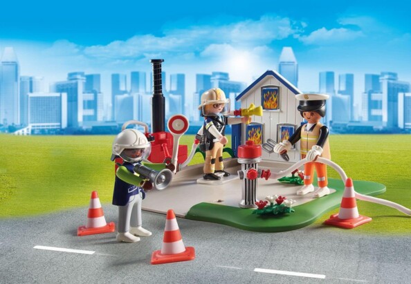 Playmobil My Figures Soccorritori crea la tua squadra di salvataggio