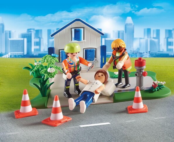 Playmobil My Figures Soccorritori crea la tua squadra di salvataggio