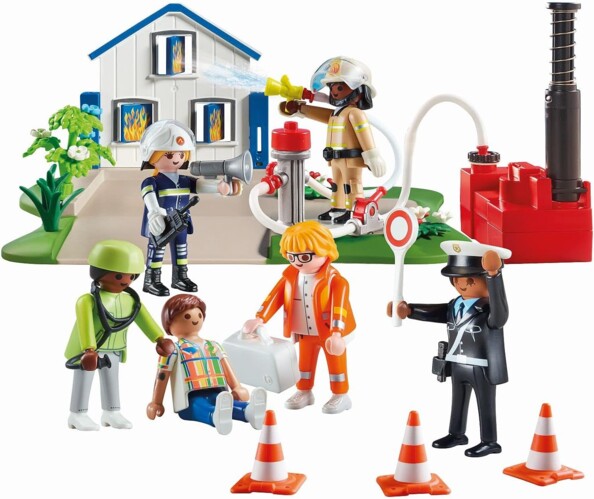 Playmobil My Figures Soccorritori crea la tua squadra di salvataggio
