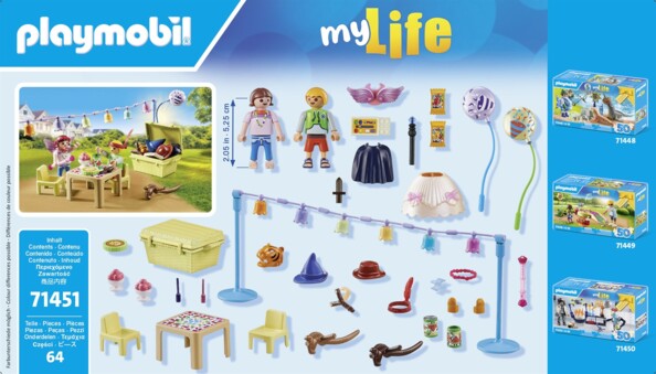PLAYMOBIL 71451 Festa in maschera con bambini e decorazioni