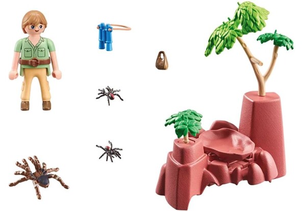 PLAYMOBIL Roccia con Ragno Gigante: avventura e mistero