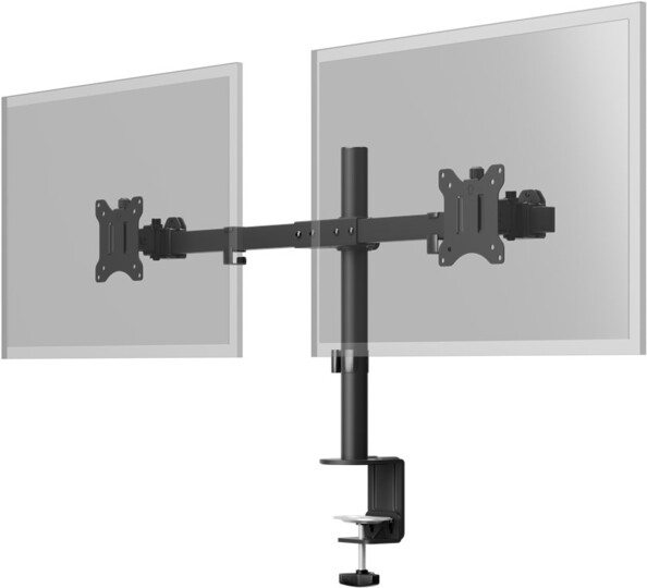 Supporto da scrivania per 2 monitor da 17" a 32"