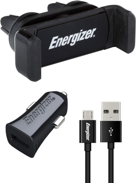 Supporto auto con caricatore e cavo micro USB – praticità in viaggio