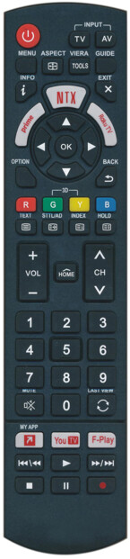 Telecomando Unitronic compatibile con TV Panasonic