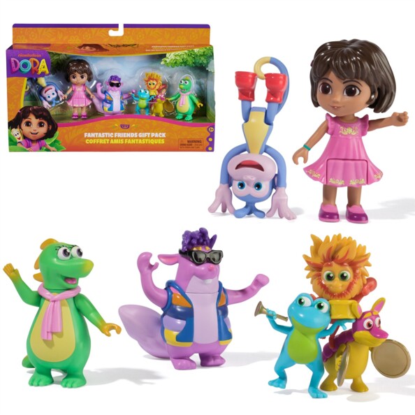 Dora Fantastic Friends set regalo con Dora e i suoi amici