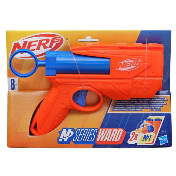 NERF N Series Ward Blaster compatto con 2 dardi N1