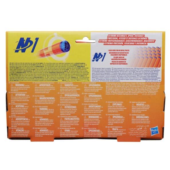 NERF N Series Ward Blaster compatto con 2 dardi N1