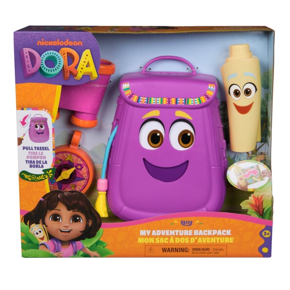 Zaino Dora l'Esploratrice con accessori da avventura Spin Master