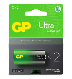 2 batterie alcaline C / LR14 Ultra Plus 1,5 V