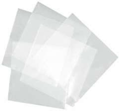 50 buste protettive trasparenti per dischi vinile 33 giri 12" 80 µm