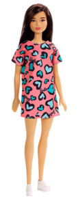 Barbie Chic Robe Rose Motifs Cœurs  eleganza e dolcezza in rosa
