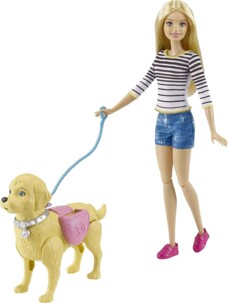 Barbie Passeggiata con il Cane – un’amicizia tenera e divertente