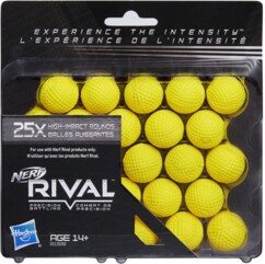 Nerf Rival  confezione da 25 palline per ricariche veloci