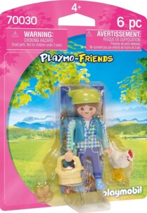 Playmobil 70030 Contadina con gallina e uova – vita di campagna in miniatura