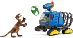 Schleich DINOSAURS Veicolo di cattura Dino con Dakotaraptor e Ranger Flynn