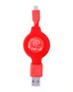 Cavo Retrak USB / Micro USB retrattile 1 m rosso  praticità e stile