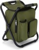 Sedia zaino isotermica verde con borsa termica
