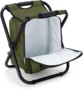 Sedia zaino isotermica verde con borsa termica