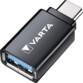 Adattatore USB A USB C Varta nero per smartphone e tablet