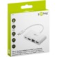 Adattatore USB-C multiporta 4 in 1 con HDMI 4K, Gigabit Ethernet e Power