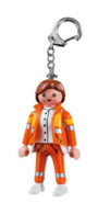 Porte-clé Playmobil secouriste.