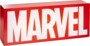 Lampe décorative MARVEL rouge avec lettres blanches